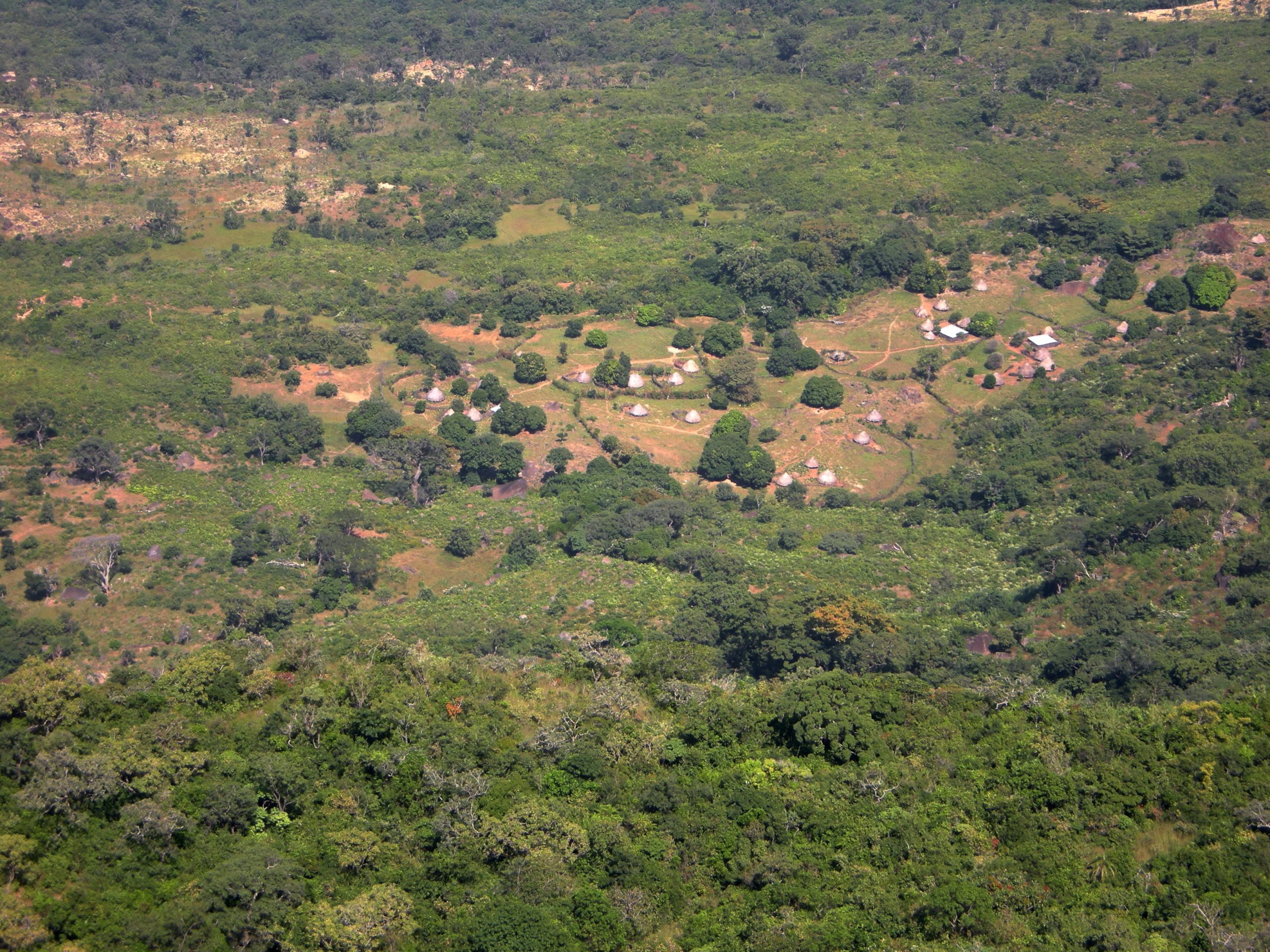 Vue village Dame du Mali